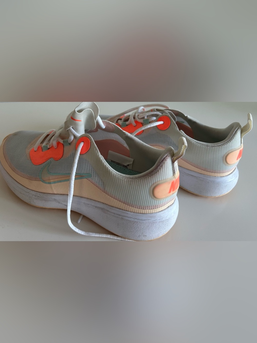 Nike Golf Shoes  Pastel Mint and Peach with Coral Accents
